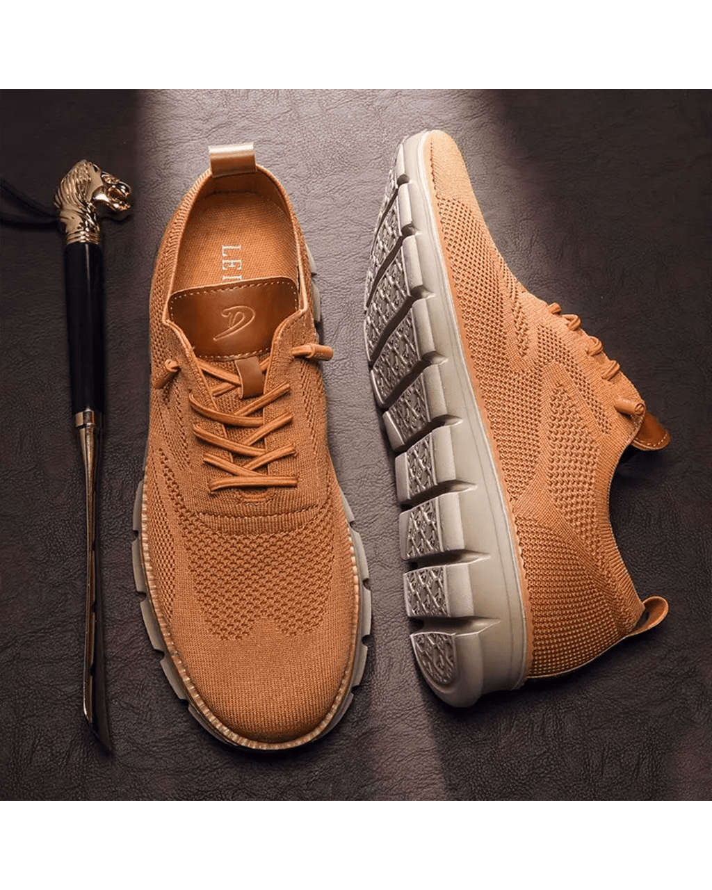 Men's Casual Lace-Up Sneakers | Walking