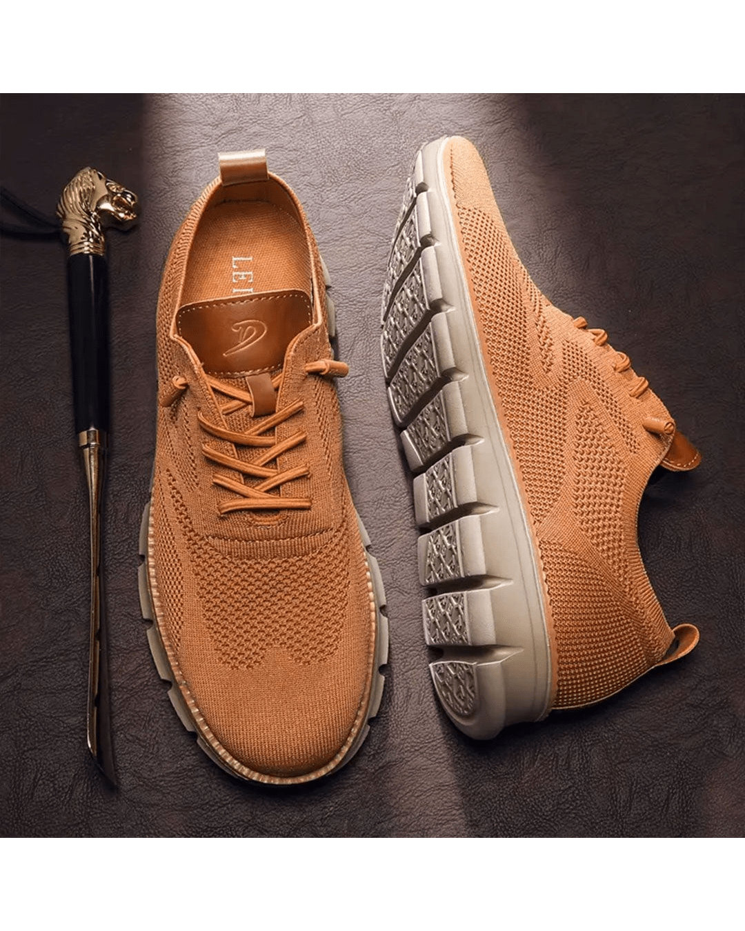 Men's Casual Lace-Up Sneakers | Walking