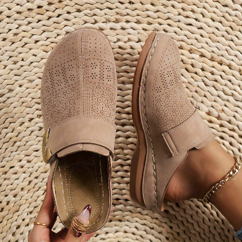 Women's Slip-On Wedge Mule Clogs | Closed Toe