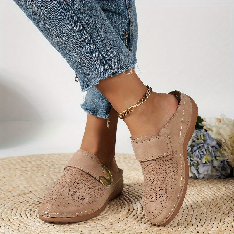 Women's Slip-On Wedge Mule Clogs | Closed Toe