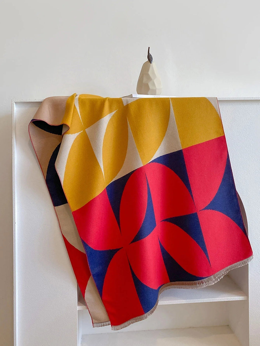 Women’s Reversible Geometric Oversized Scarf | Winter