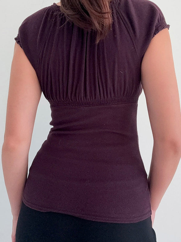 Purple Vintage Short Sleeve Tee