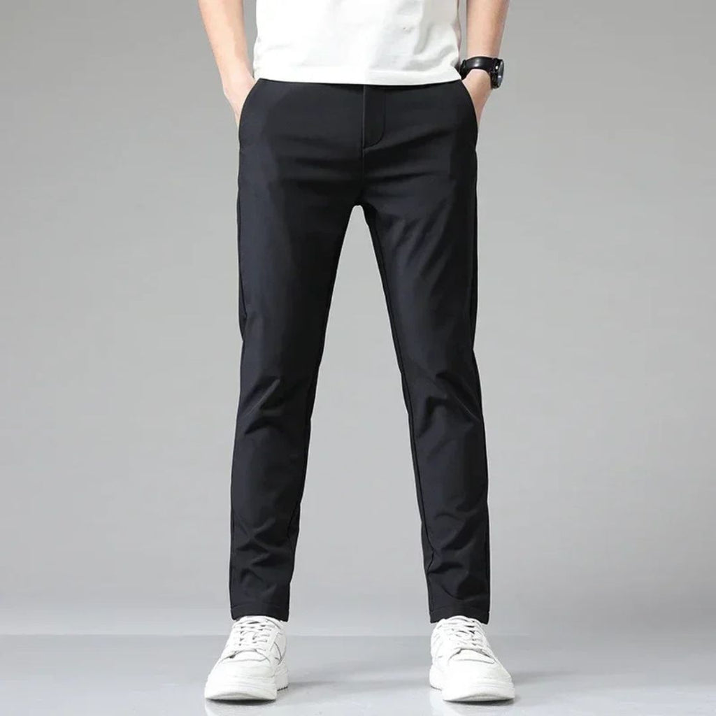 Men's Slim Fit Chino Pants for Business Casual Wear