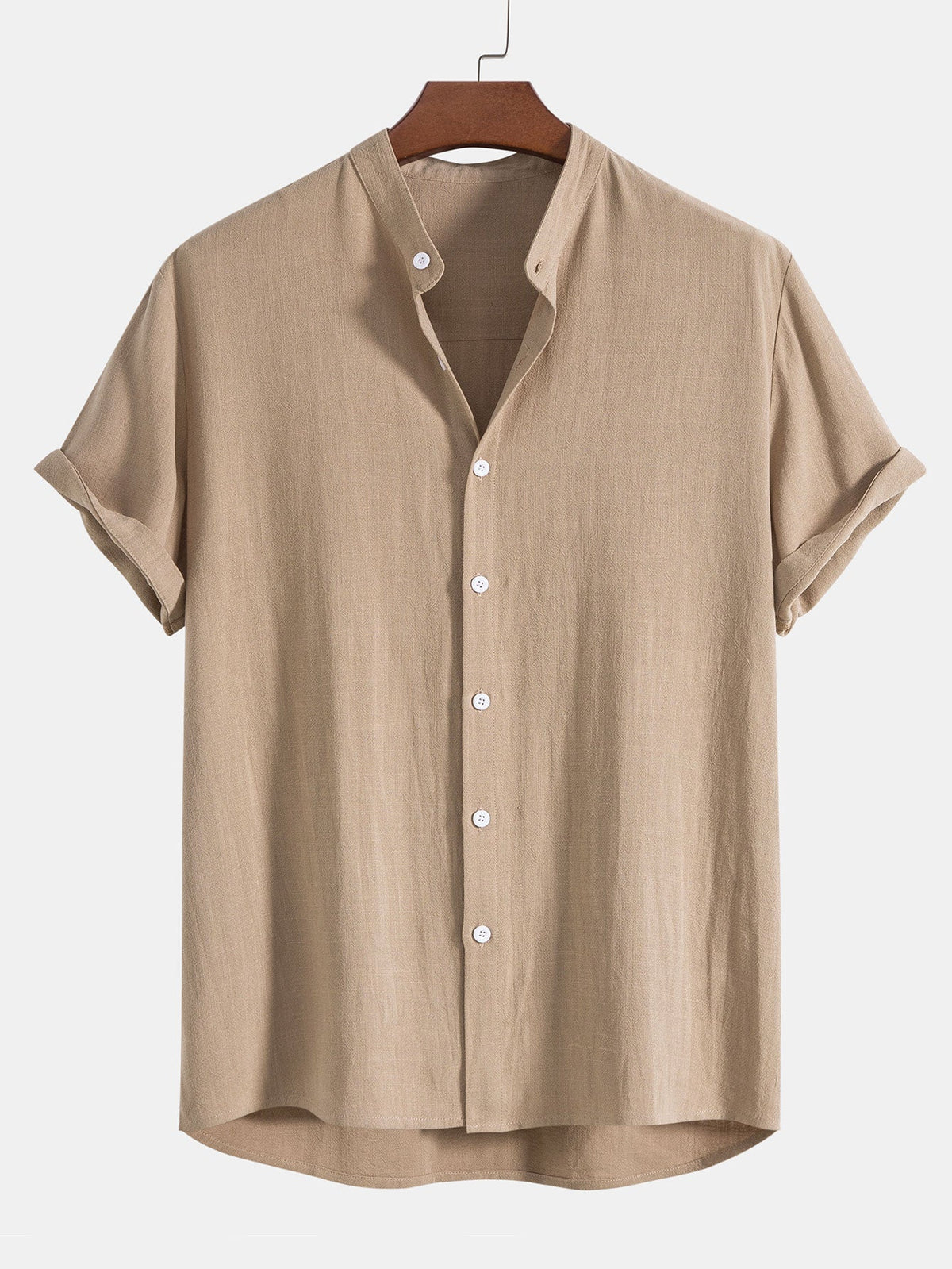 Men's Casual Linen Two-Piece Set | Shirt and Pants