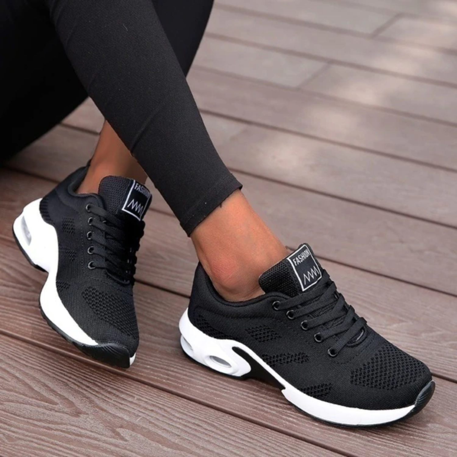 Lace-Up Casual Running Sneakers for Women