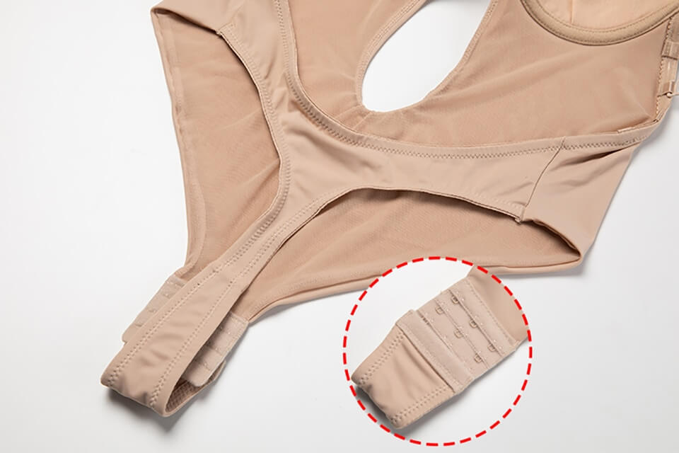 Women's Backless Body Shaper Bodysuit | Deep V-Neck Plunge