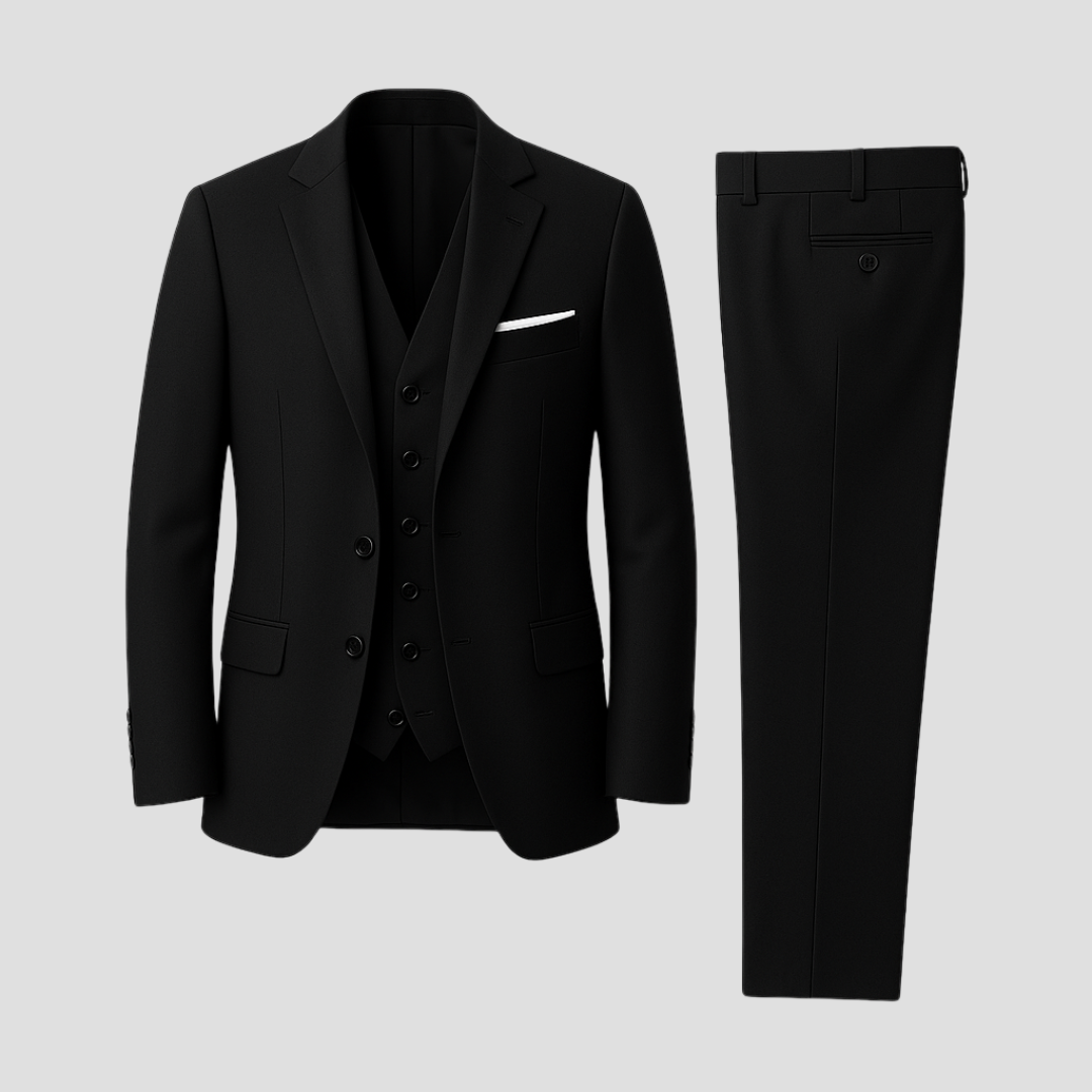 Men's Formal Three-Piece Suit Set | Slim Fit