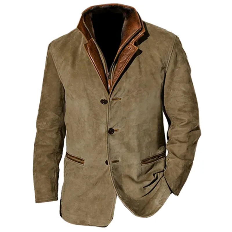 Men's Smart Casual Blazer Jacket | with Lapel Collar