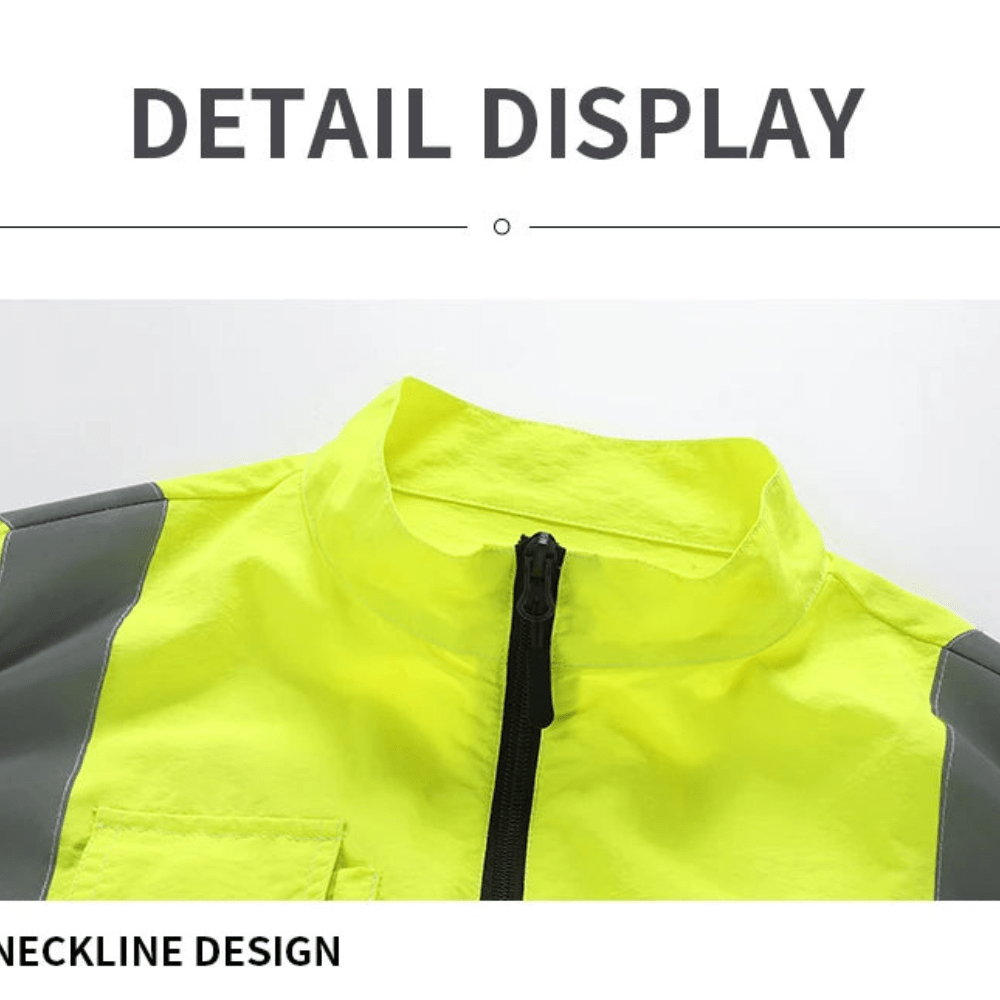 Cooling Vest with Fan System for Improved Comfort at Work