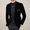 Men's Slim Fit Formal Blazer Jacket | One-Button Lapel
