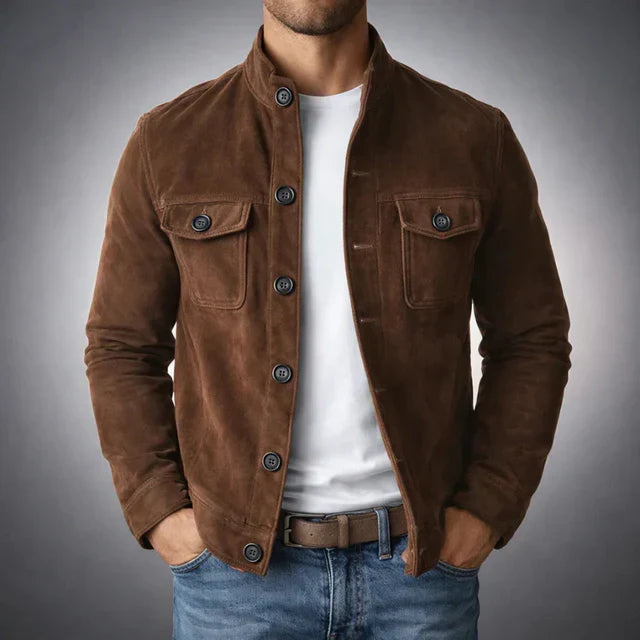 Men's Casual Trucker Jacket | Slim Fit