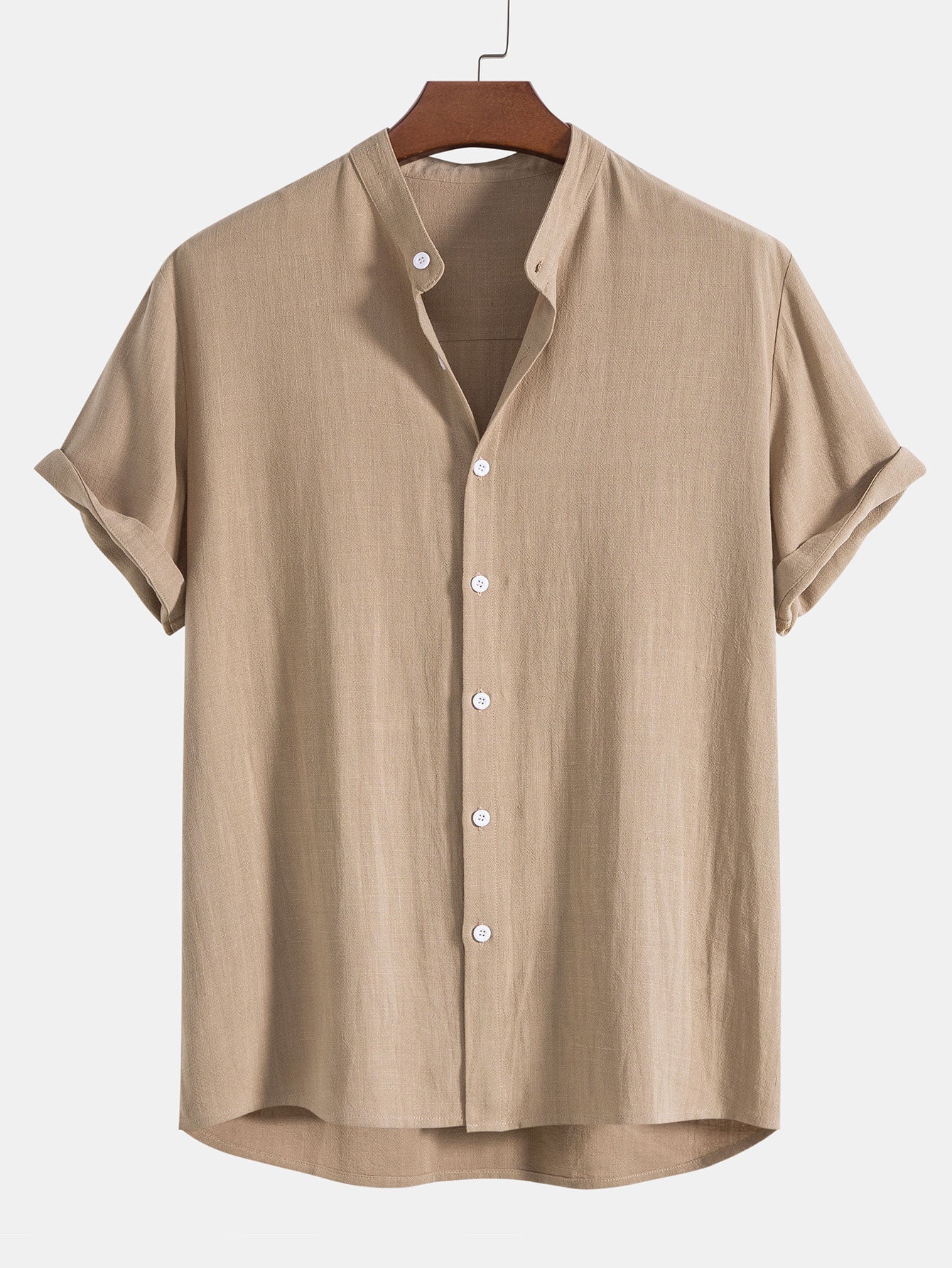 Men's Summer Short Sleeve Shirt and Pants Set