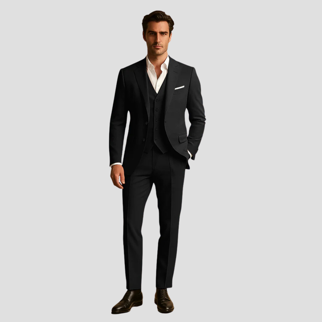 Men's Formal Three-Piece Suit Set | Slim Fit