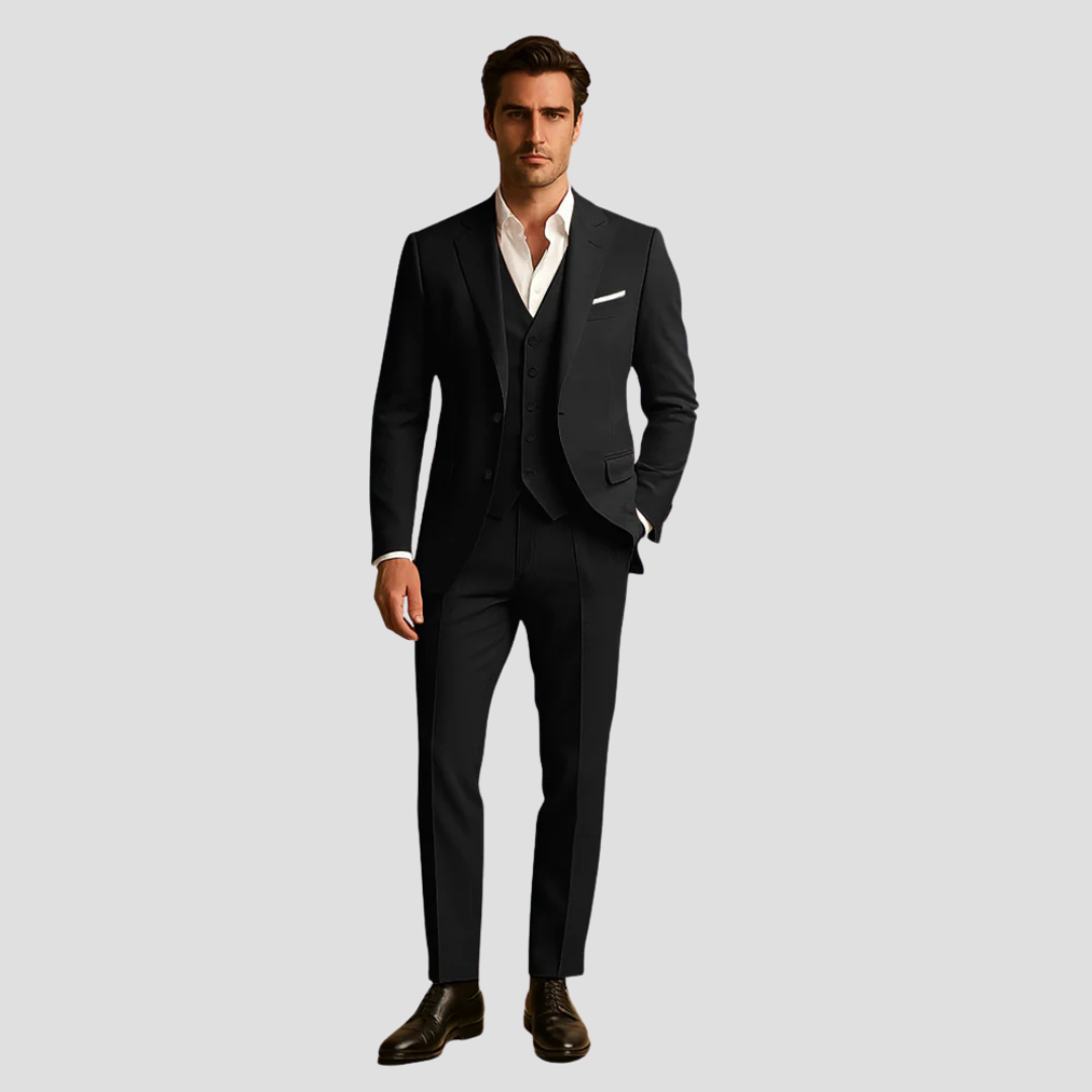 Men's Formal Three-Piece Suit Set | Slim Fit
