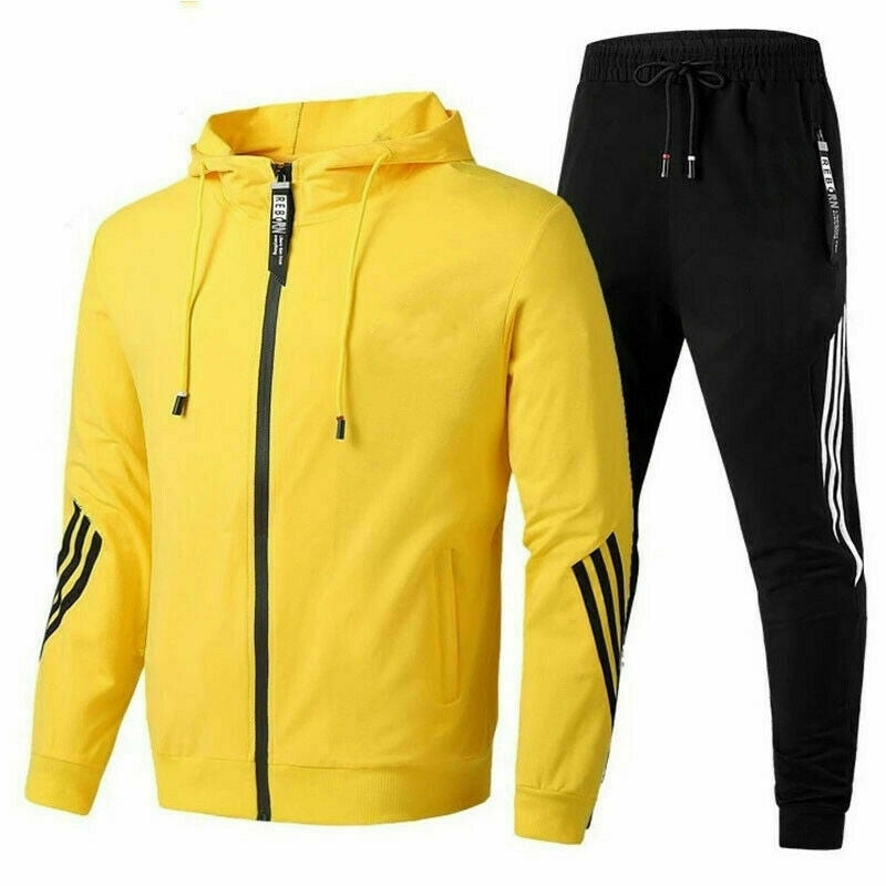 Men's 2-Piece Athletic Tracksuit Set | Full-Zip Jacket and Joggers