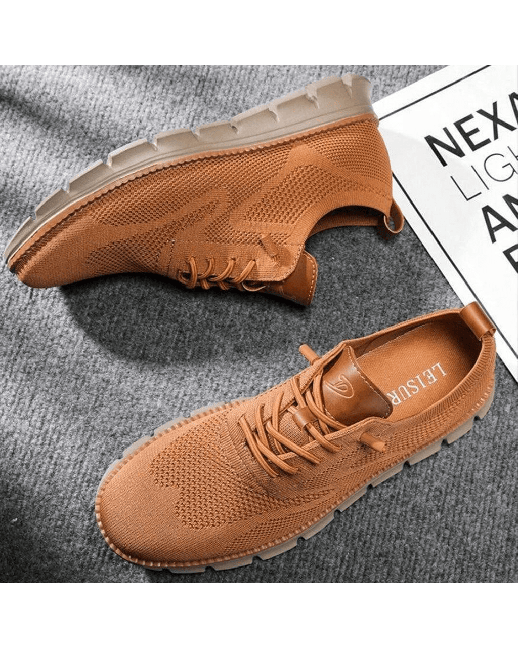 Men's Casual Lace-Up Sneakers | Walking