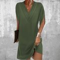 Women's V-Neck Party Shift Dress | Mini