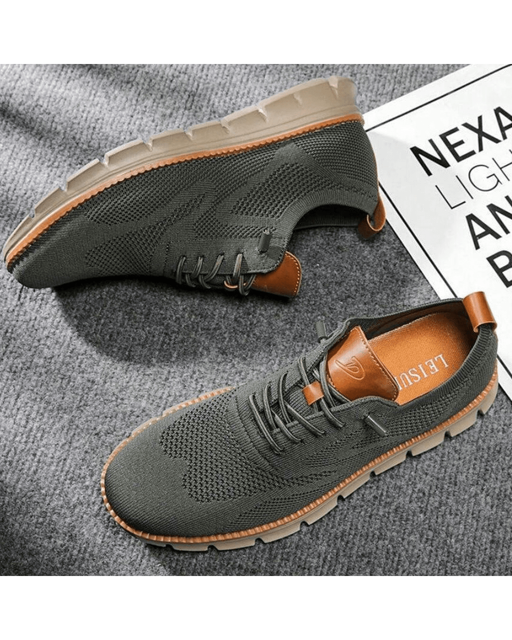 Men's Casual Lace-Up Sneakers | Walking