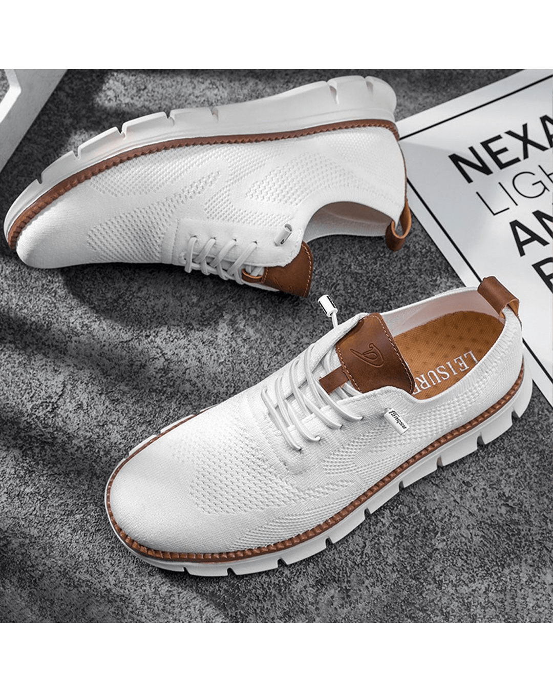 Men's Casual Lace-Up Sneakers | Walking