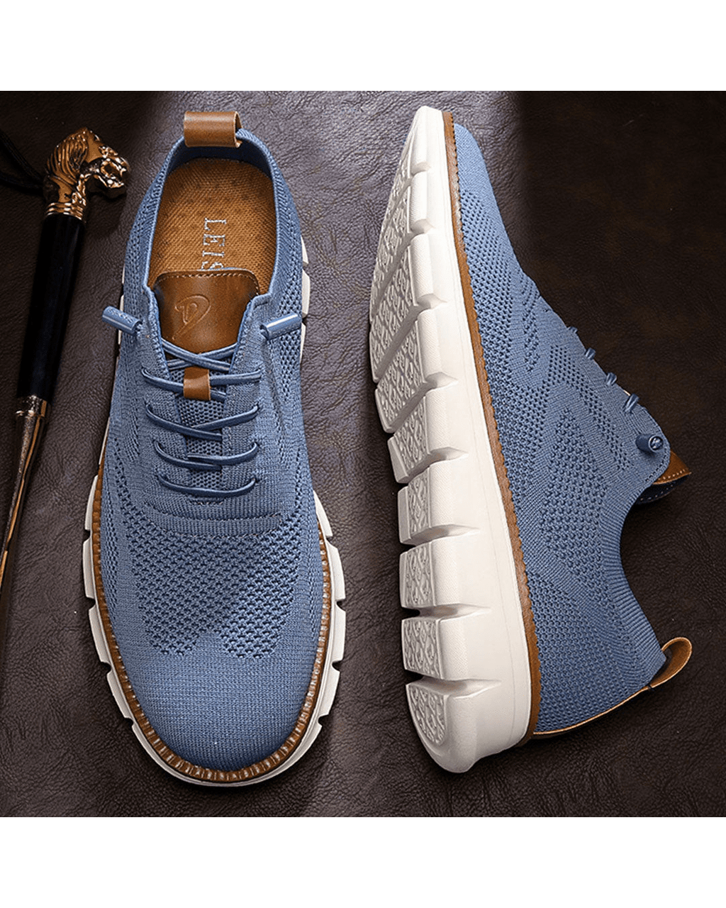 Men's Casual Lace-Up Sneakers | Walking
