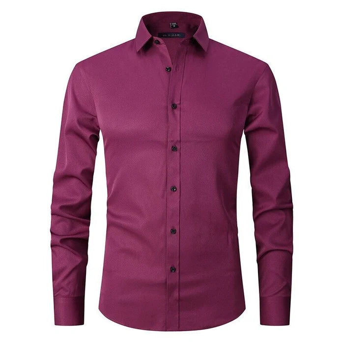 Men's Long Sleeve Stretch Shirt