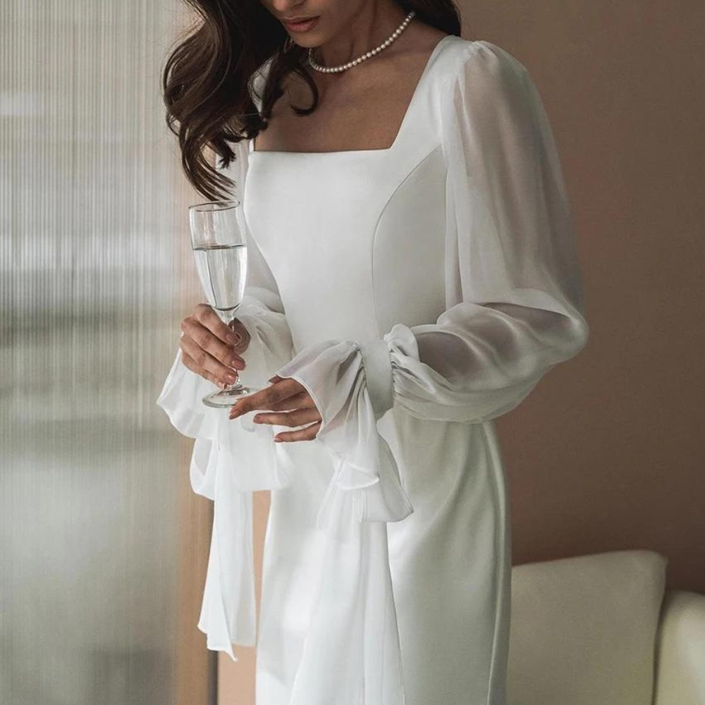 Maxi White Dress for Women - Perfect for Wedding Guests
