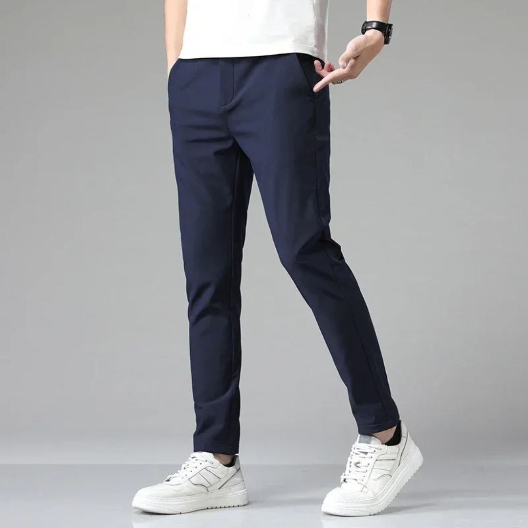 Men's Slim Fit Chino Pants for Business Casual Wear