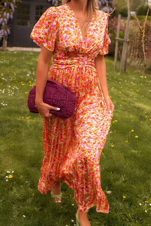 Floral Pattern Maxi Dress for Women | Summer Style