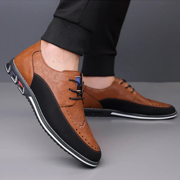 Men's Smart Casual Brogue Shoes | Wingtip