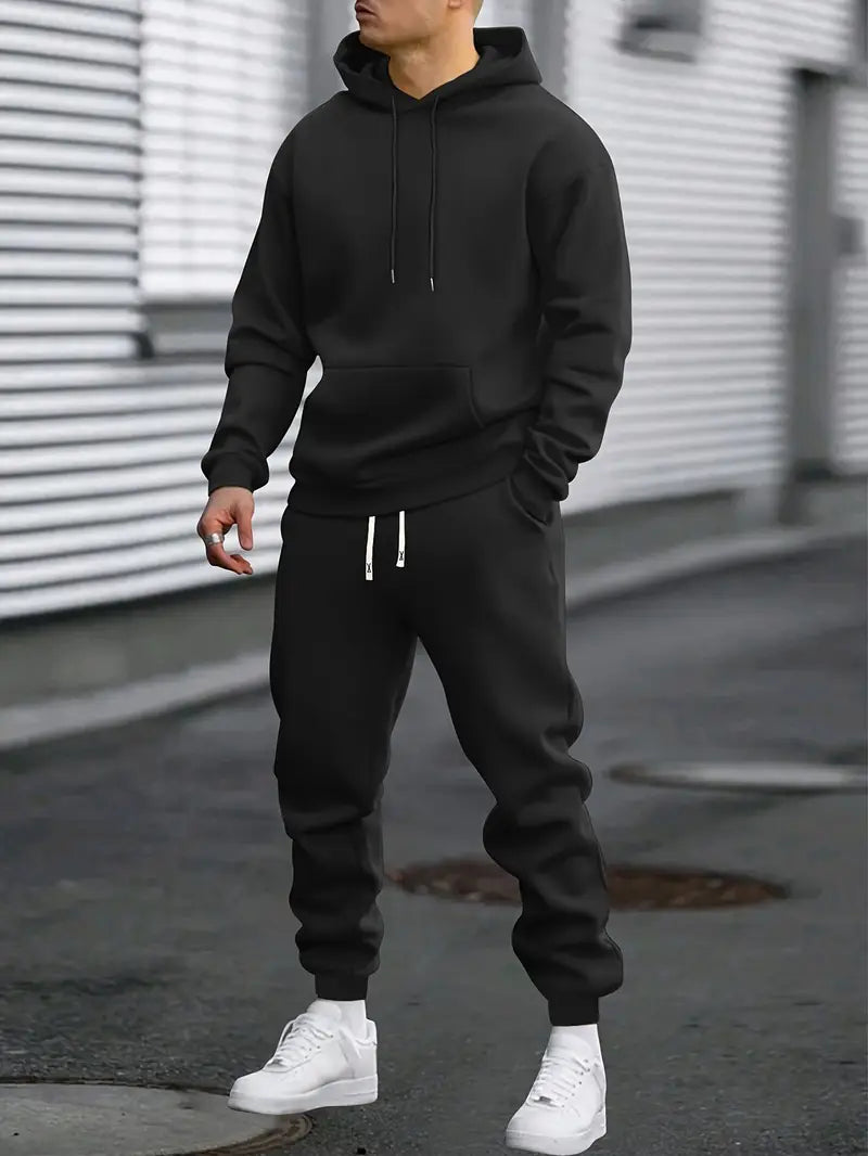 Men's 2-Piece Tracksuit Set | Hoodie and Joggers