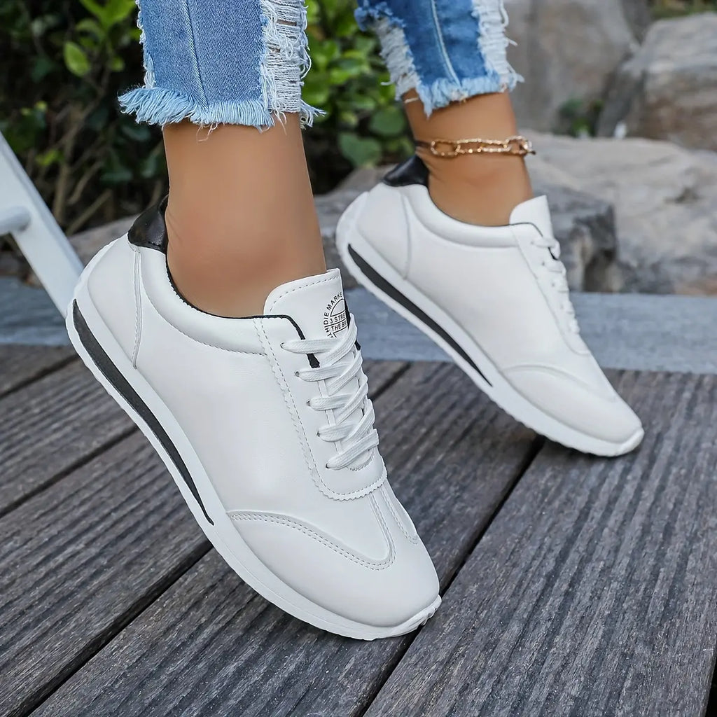 Women's Cozy White Sneakers