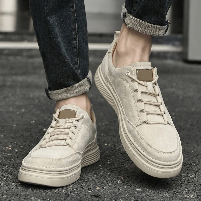 Men’s Casual Low-Top Walking Sneakers | Platform Sole