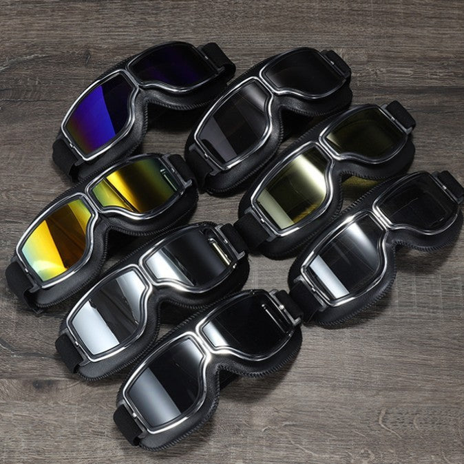 Men's Retro Motorcycle Goggles | Polarized