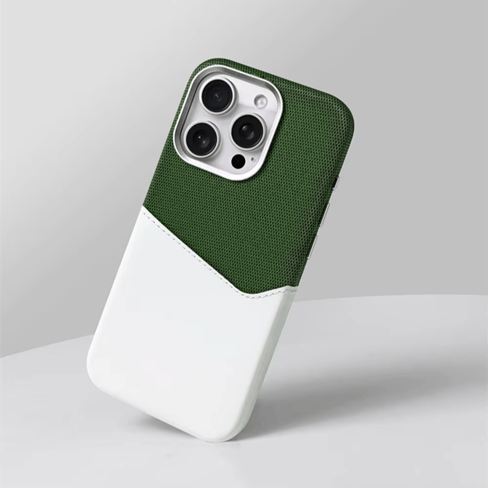 Two-Tone Phone Case for iPhone | with Built-in Card Holder