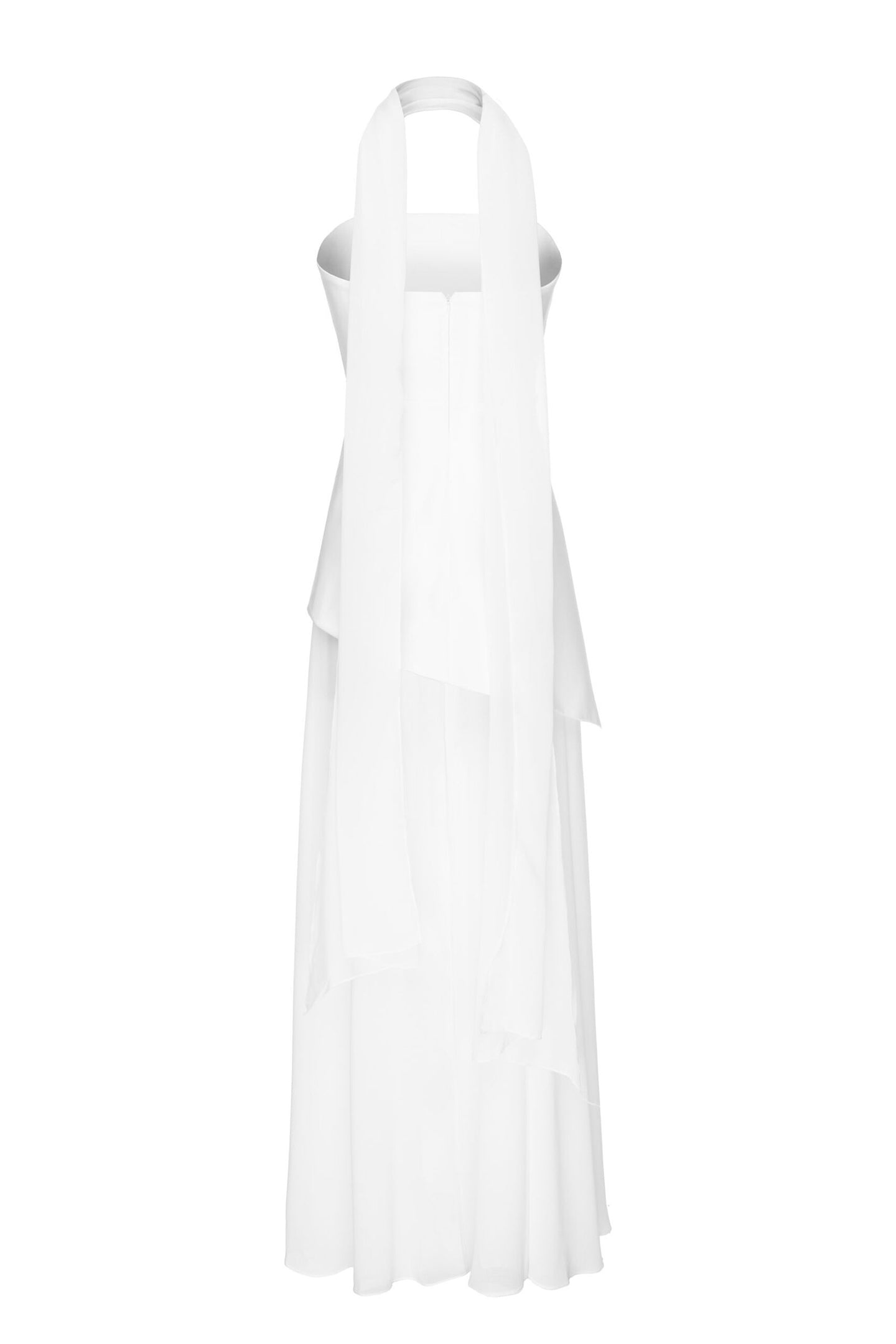 Maxi Dress with Side Slit and Halter Neck for Women - Orsola