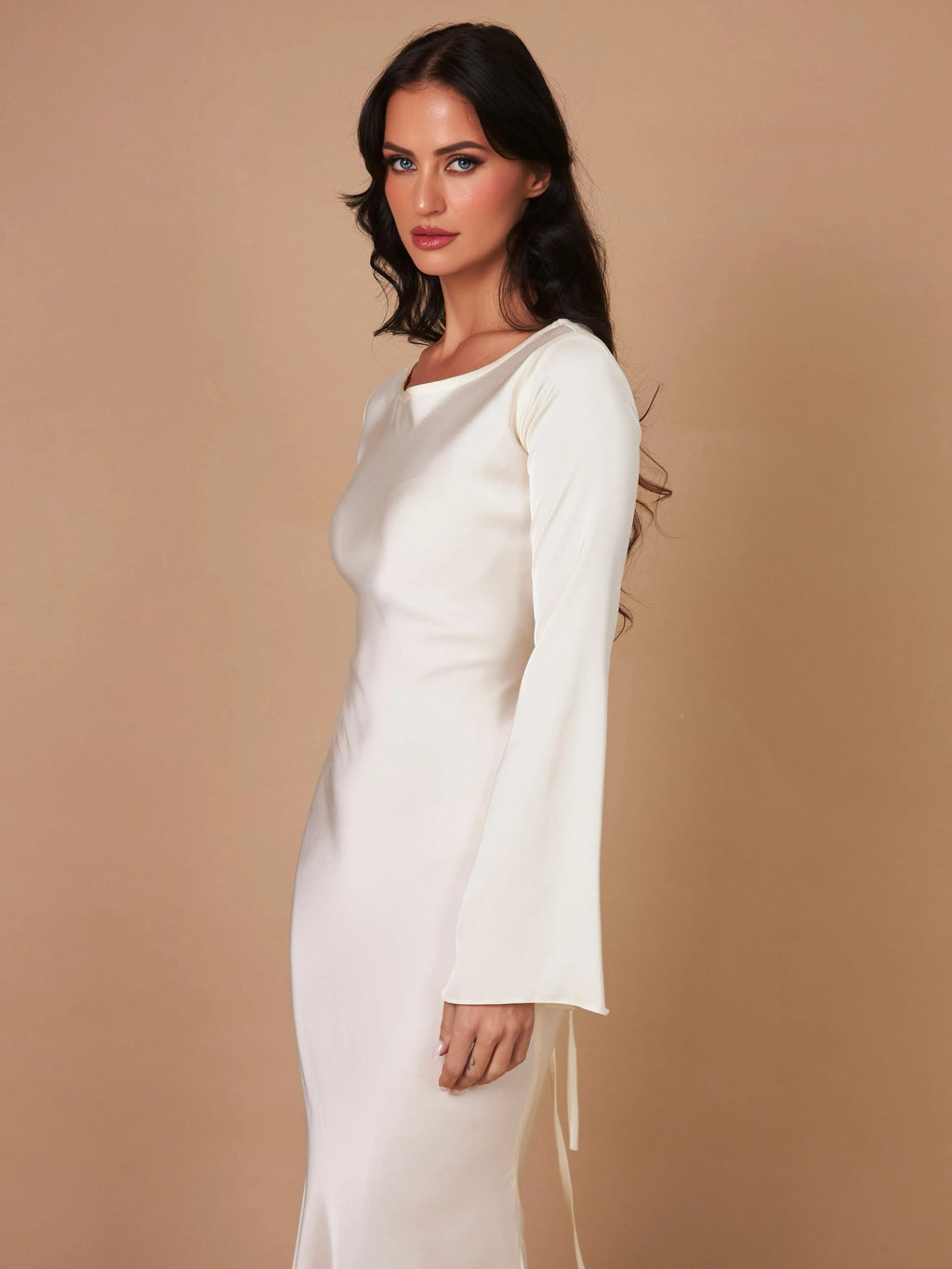 Maxi Mermaid Style Dress for Wedding Guests