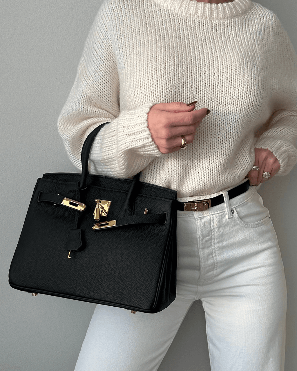 Large Women's Leather Handbag