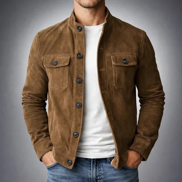 Men's Casual Trucker Jacket | Slim Fit
