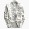 Men's Long Sleeve Stand Collar Shirt