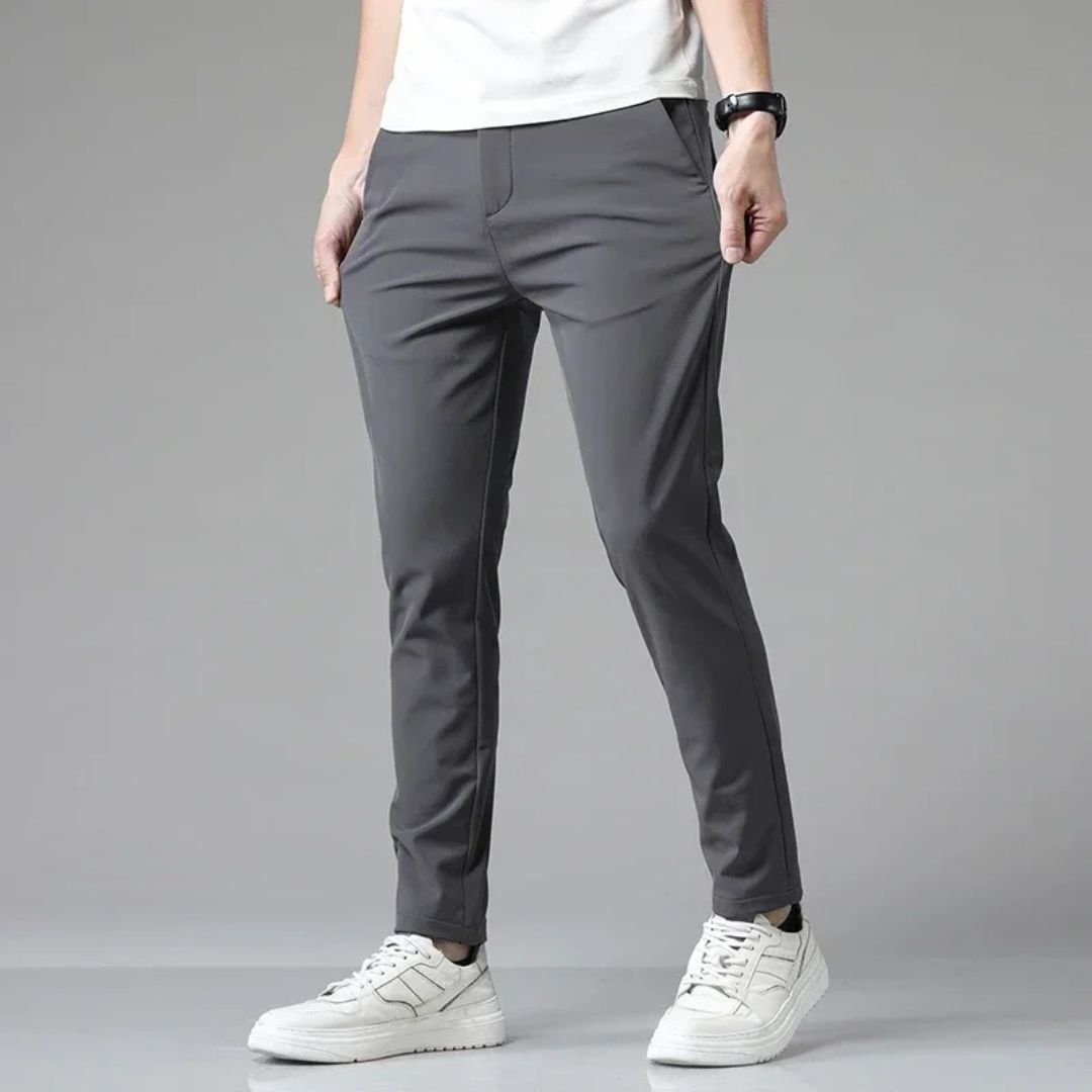 Men's Slim Fit Chino Pants for Business Casual Wear