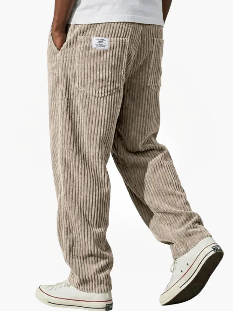 Men's Casual Streetwear Corduroy Trousers | Relaxed Fit