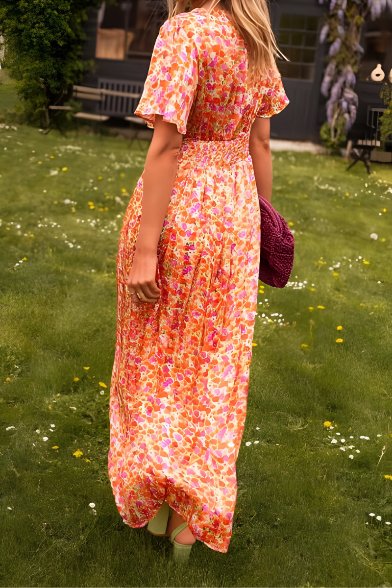 Floral Pattern Maxi Dress for Women | Summer Style