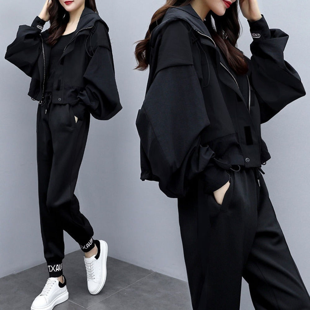 Two Piece Tracksuit with Hoodie for Women - Cosima