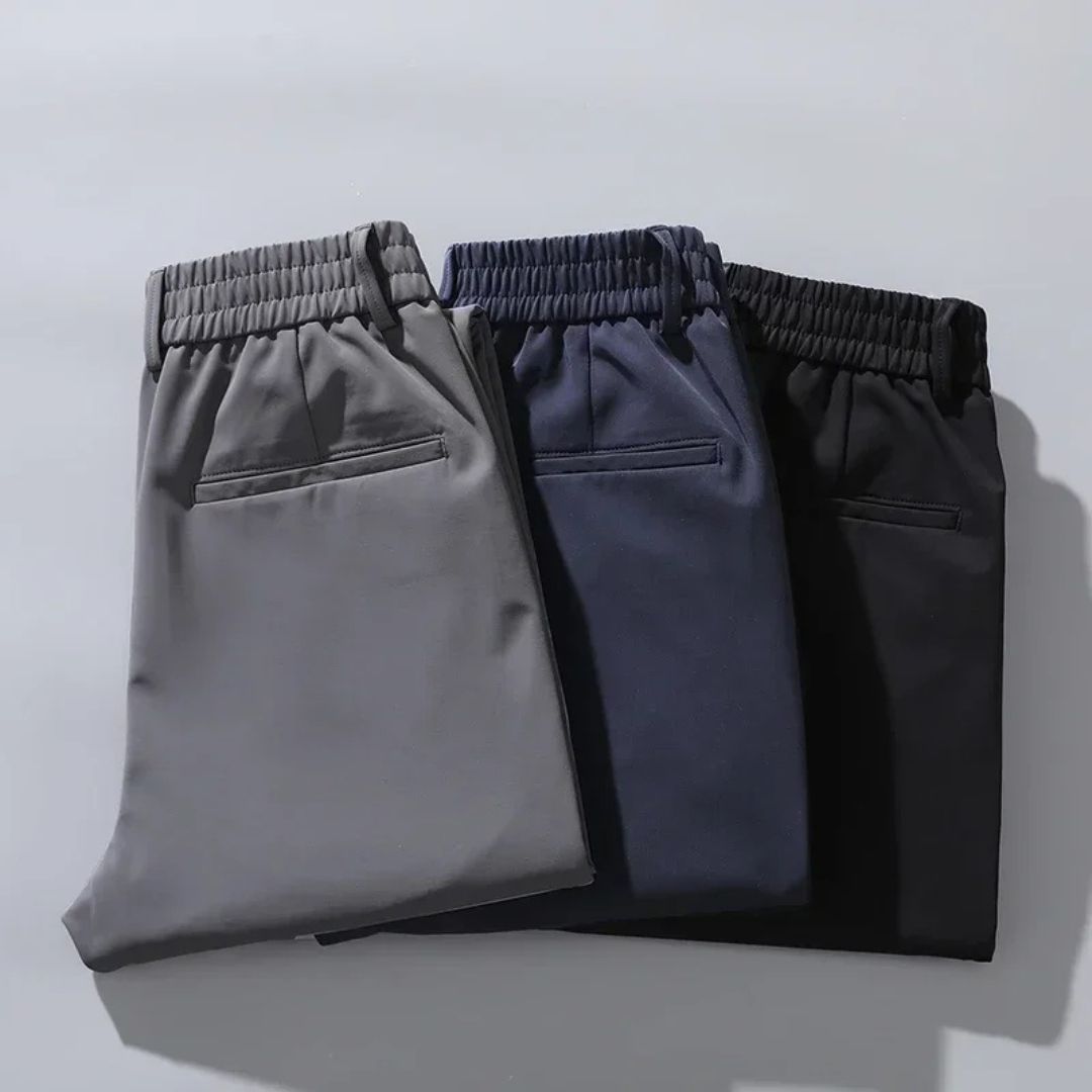 Men's Slim Fit Chino Pants for Business Casual Wear