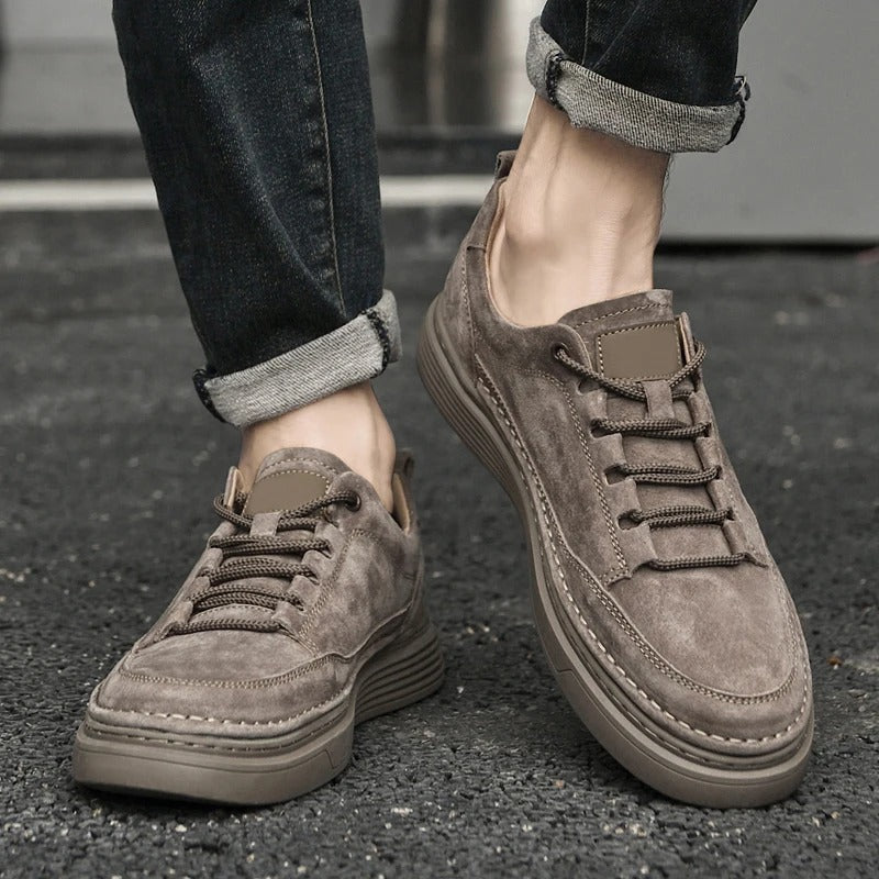 Men’s Casual Low-Top Walking Sneakers | Platform Sole