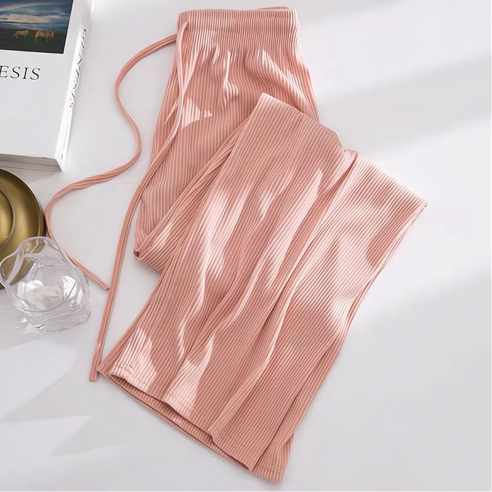 Pleated Wide Leg Pants for Women - Gianna