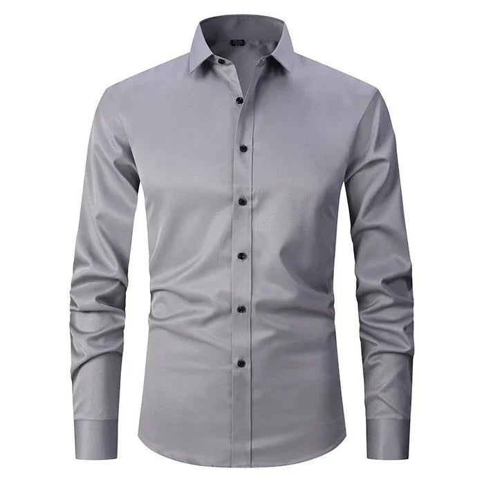 Men's Long Sleeve Stretch Shirt