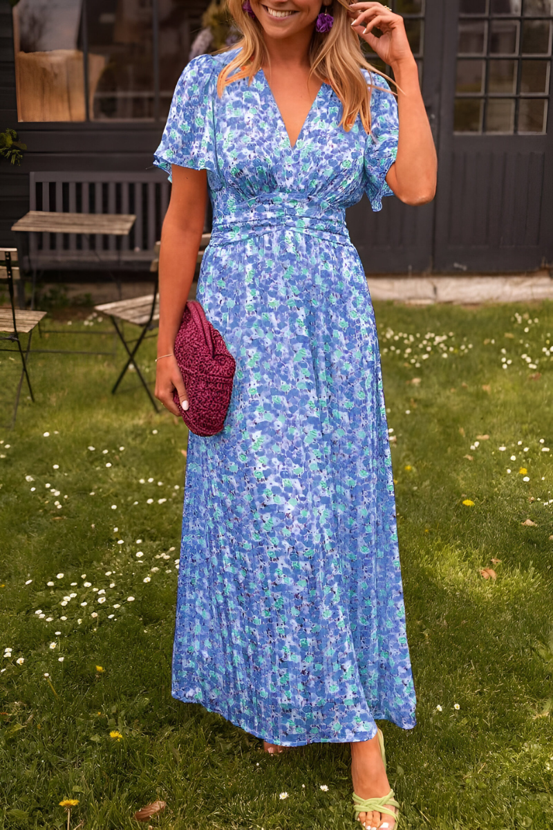 Floral Pattern Maxi Dress for Women | Summer Style