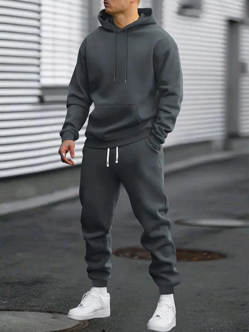 Men's 2-Piece Tracksuit Set | Hoodie and Joggers