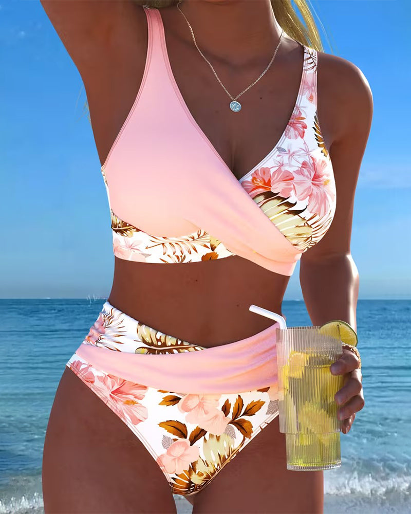 Women's Two-Piece Floral Bikini Set | Summer
